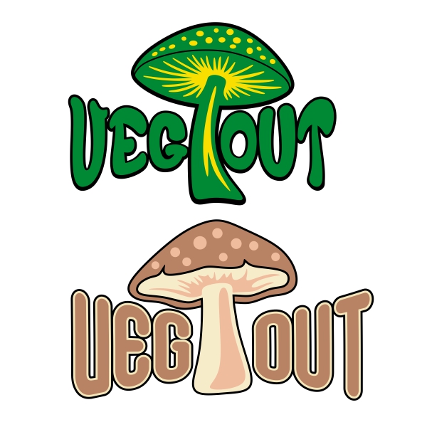 Mushroom Vegout SVG Cuttable Designs
