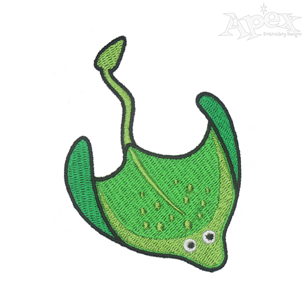 Stingray Embroidery Designs