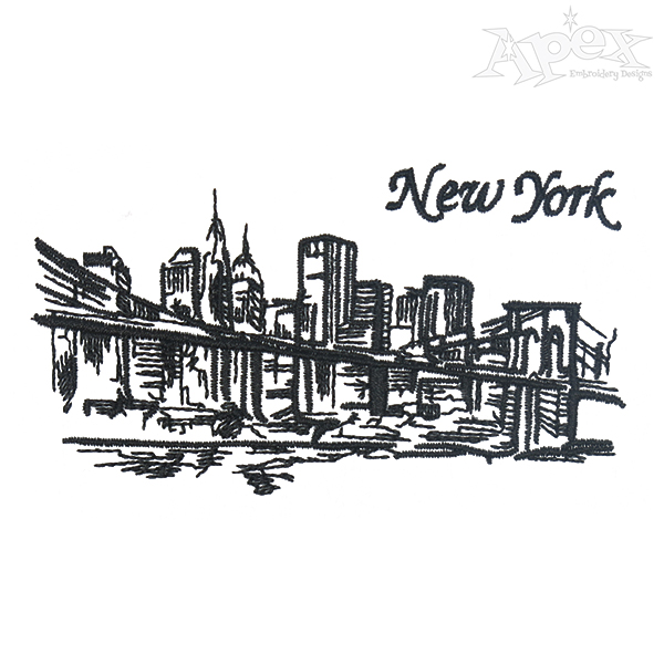 New York City Embroidery Designs