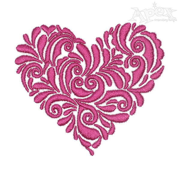 Happy Heart Embroidery Designs