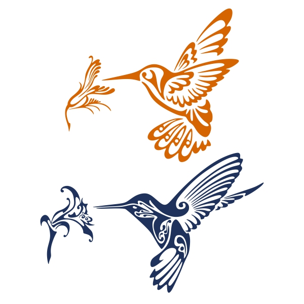 Humming Bird SVG Cuttable Designs