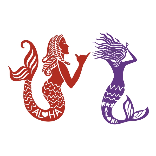 Mermaid SVG Cuttable Designs