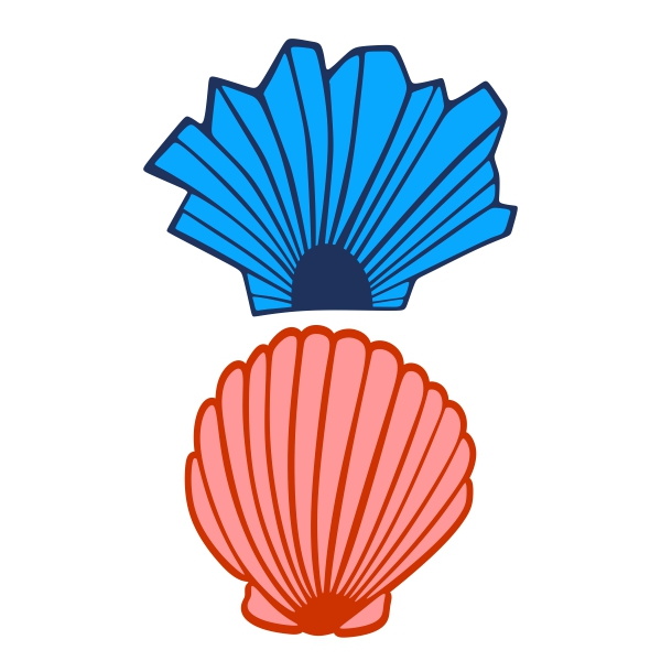 Seashell SVG Cuttable Designs
