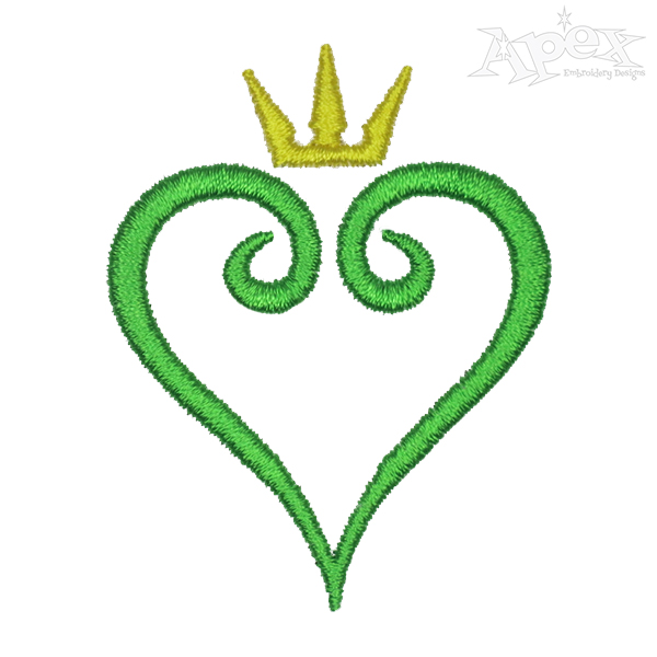 Kingdom Heart Embroidery Designs