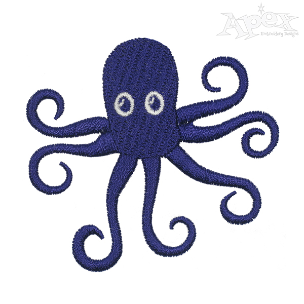 Octopus Embroidery Design