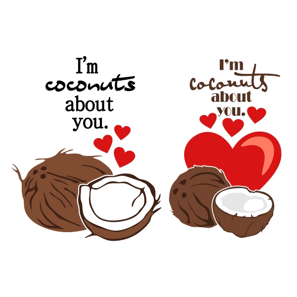 Coconuts About You SVG Cuttable Files