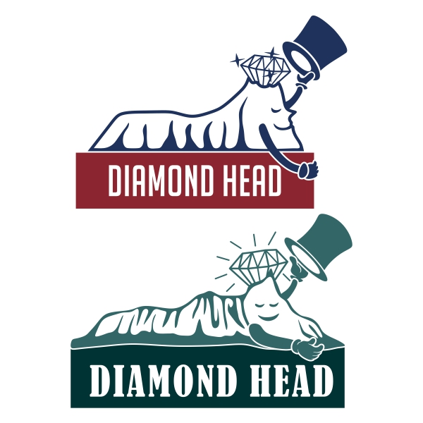Diamond Head SVG Cuttable Design