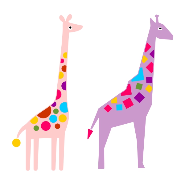 Cute Giraffe SVG Cuttable Files