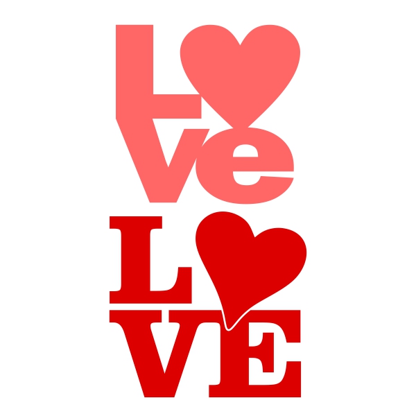 Love Heart SVG Cuttable Files