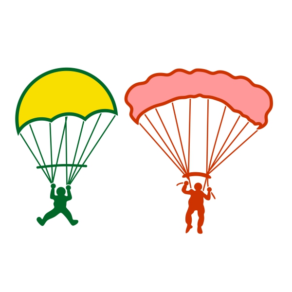 Paratrooper SVG Cuttable Files