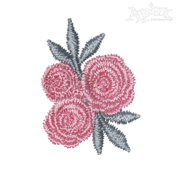 Rosebud Accents Embroidery Designs