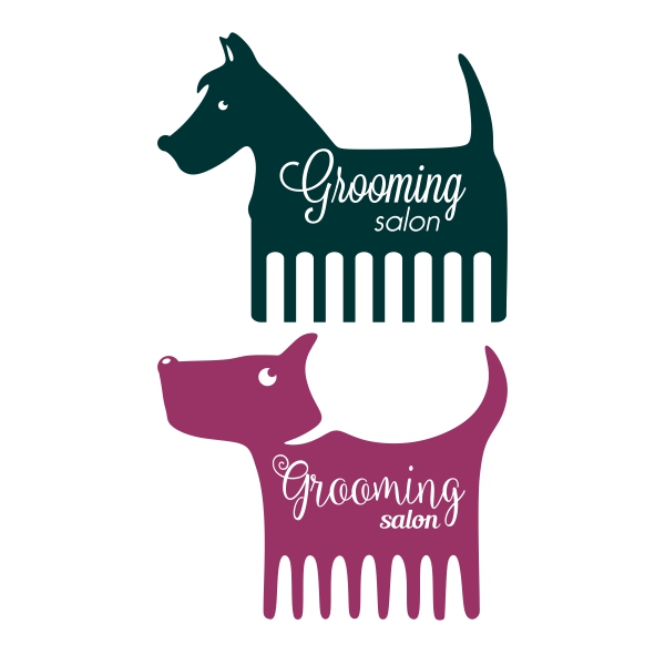 Dog Grooming Salon SVG Cuttable Design