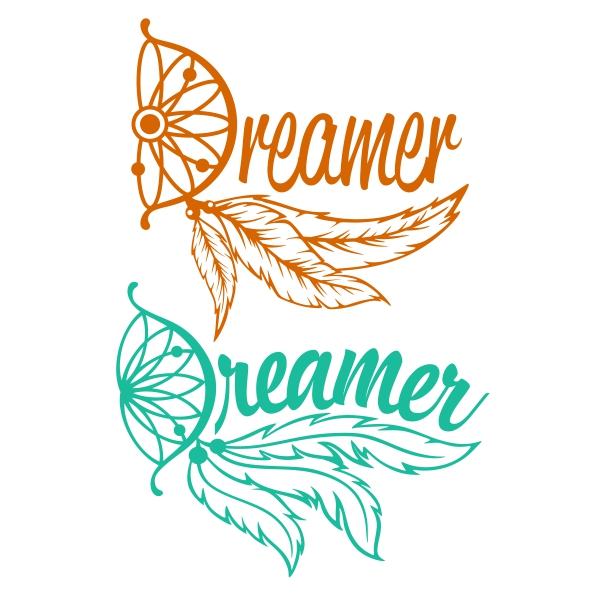 Dreamer Dreamcatcher SVG Cuttable Design