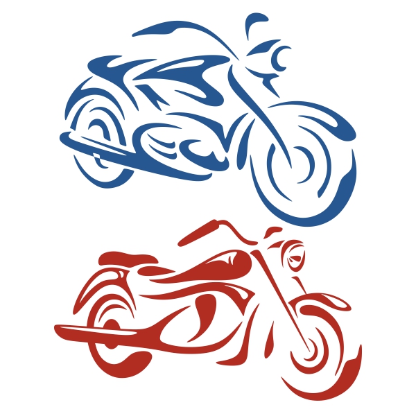 Motorcycle SVG Cuttable Design