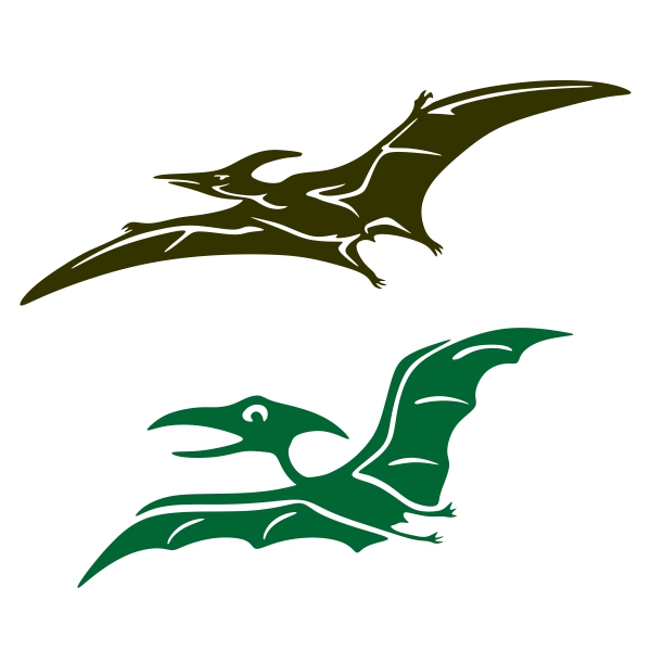 Pterodactyl Pterosaur SVG Cuttable Design