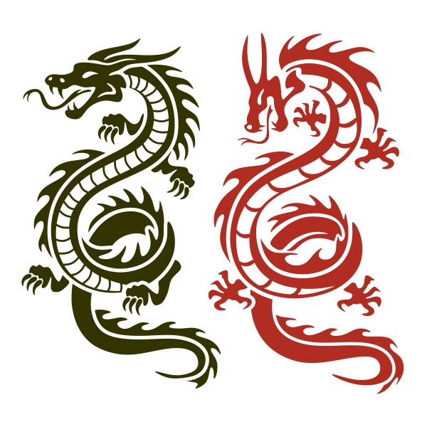 Asian Dragon SVG Cuttable Design