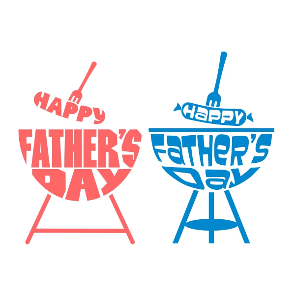 Happy Father's Day Grill SVG Cuttable Design