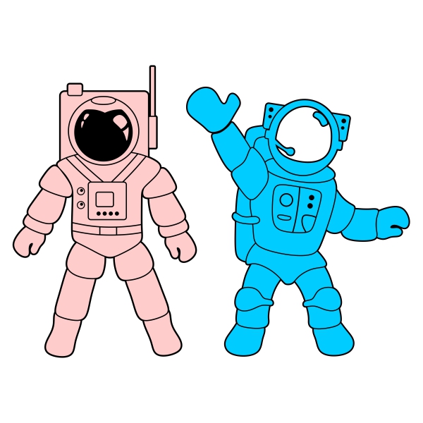 Astronaut SVG Cuttable Design