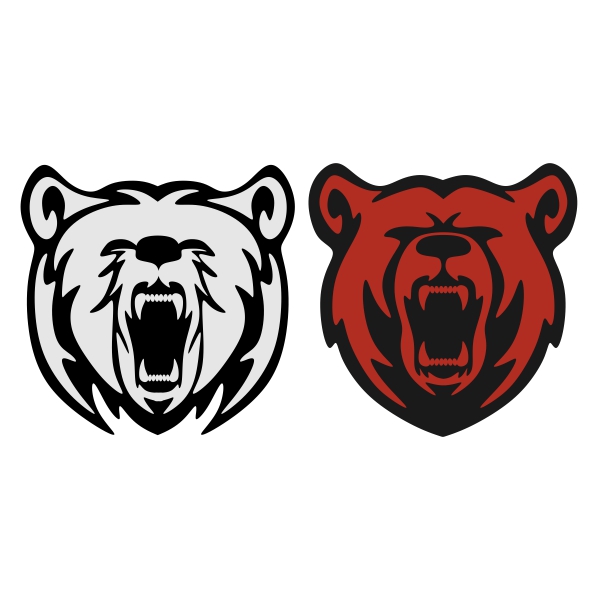 Roaring Bear SVG Cuttable Design