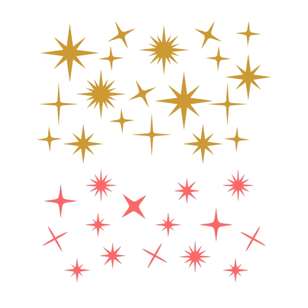 Sparkling Star SVG Cuttable Design