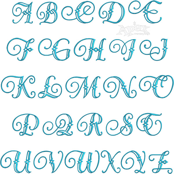 Kayla Script Embroidery Font