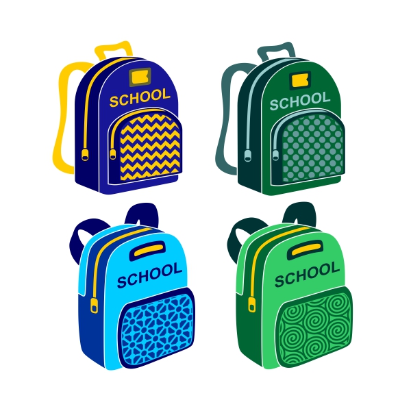 School Bag SVG Cuttable Design