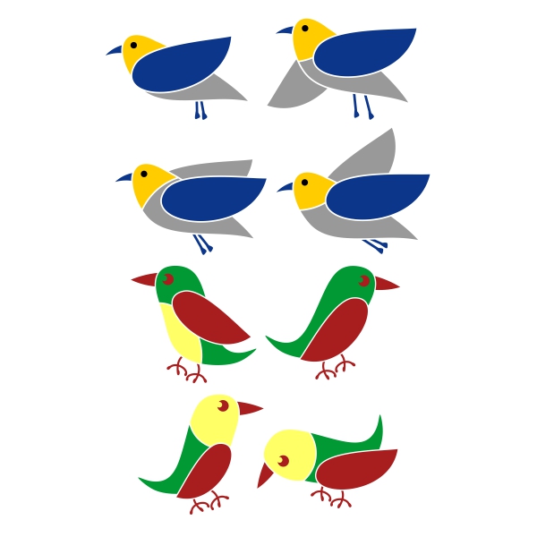 Lovely Birds SVG Cuttable Design