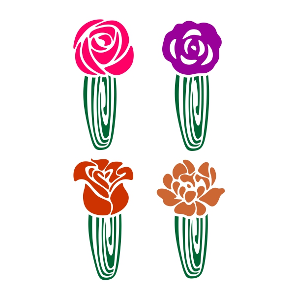 Flower Pack SVG Cuttable Design