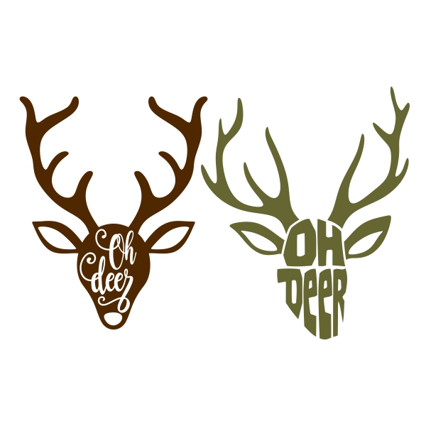 Oh Deer SVG Cuttable Design