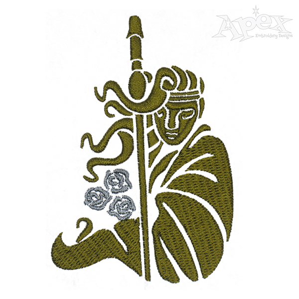 Viking Tribe Embroidery Design