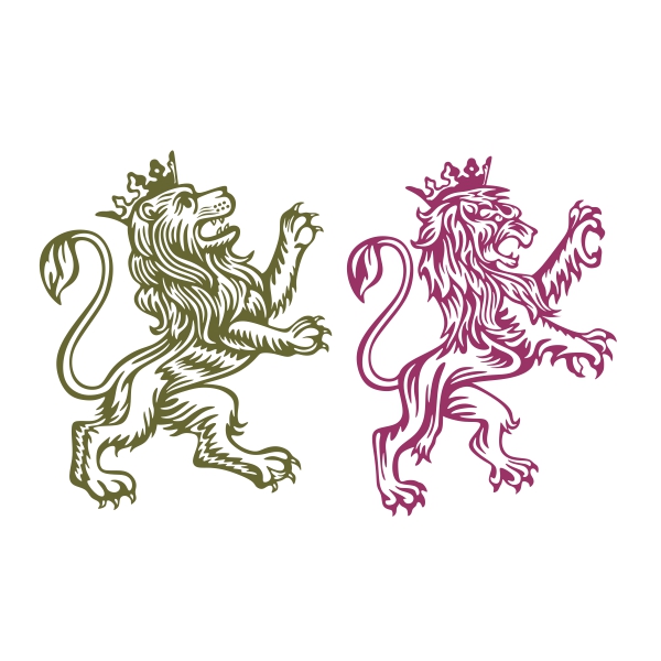 Royal Lion SVG Cuttable Design