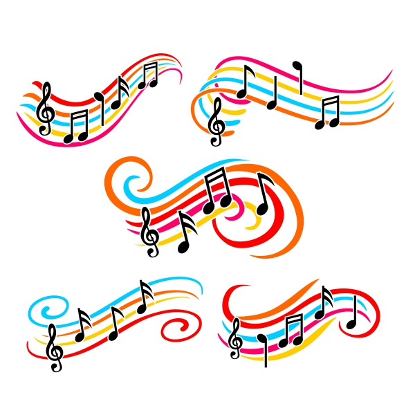 Music Sheet Symbols SVG Cuttable Design
