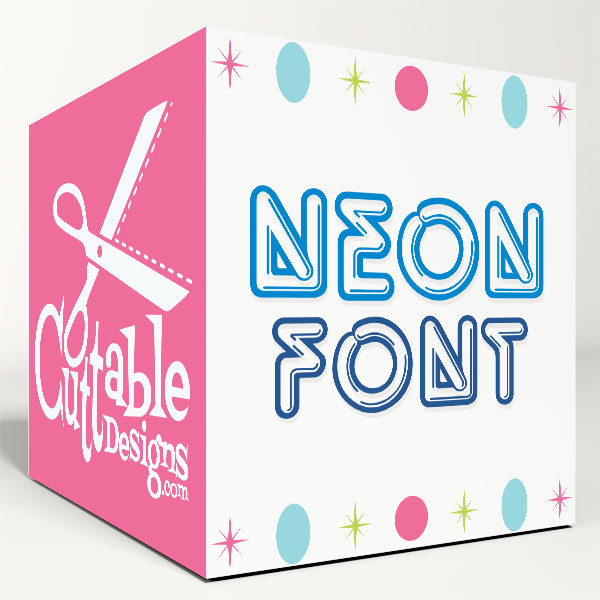 Neon Light SVG Cuttable Design