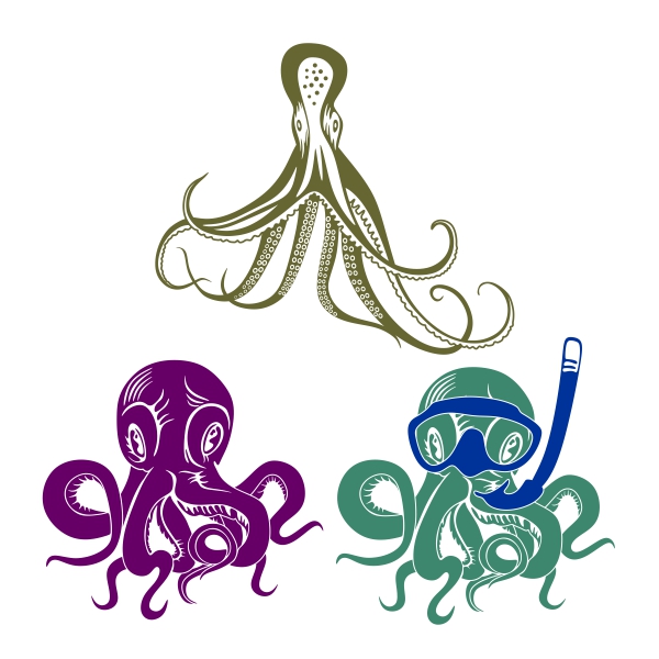Octopus SVG Cuttable Design