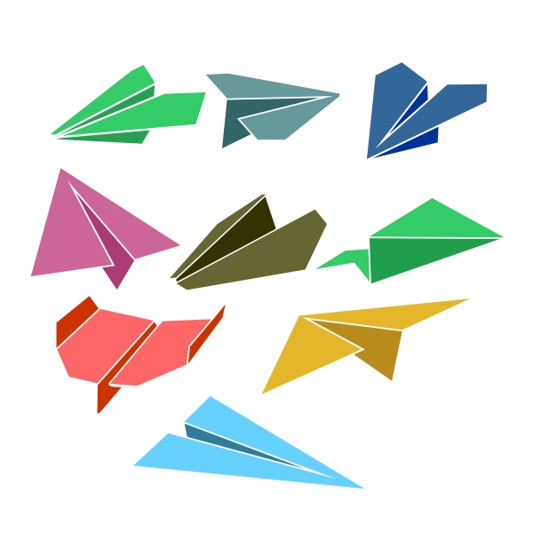 Paper Plane SVG Cuttable Design
