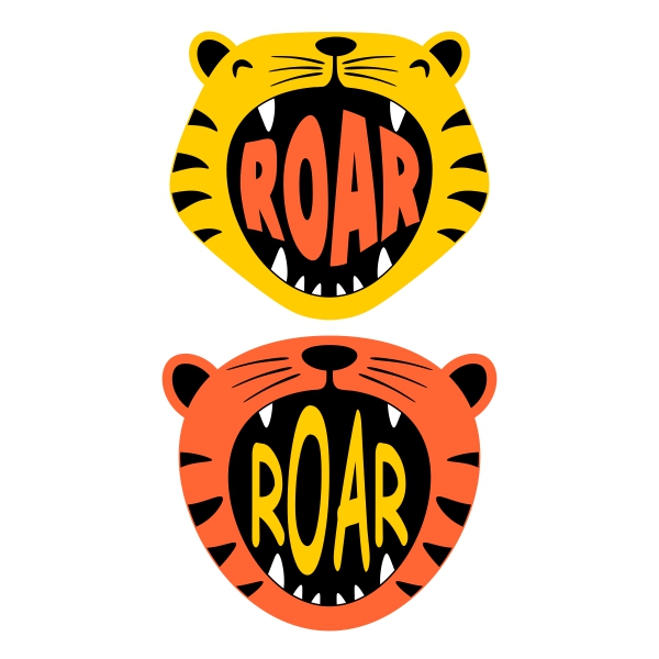 Roar Tiger SVG Cuttable Design
