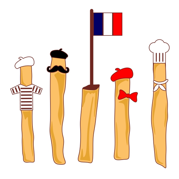 French Fried Potato Sticks SVG Cuttable Design