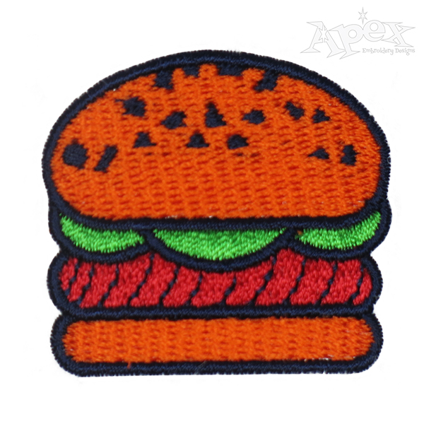 Hamburger Embroidery Design