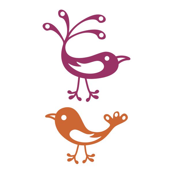 Funny Birds SVG Cuttable Design