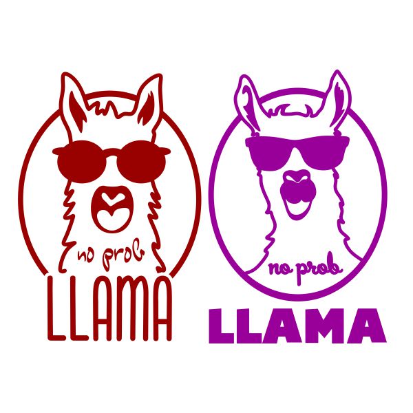 Llama SVG Cuttable Design