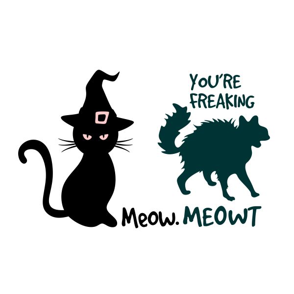 Freaking Meowt SVG Cuttable Design