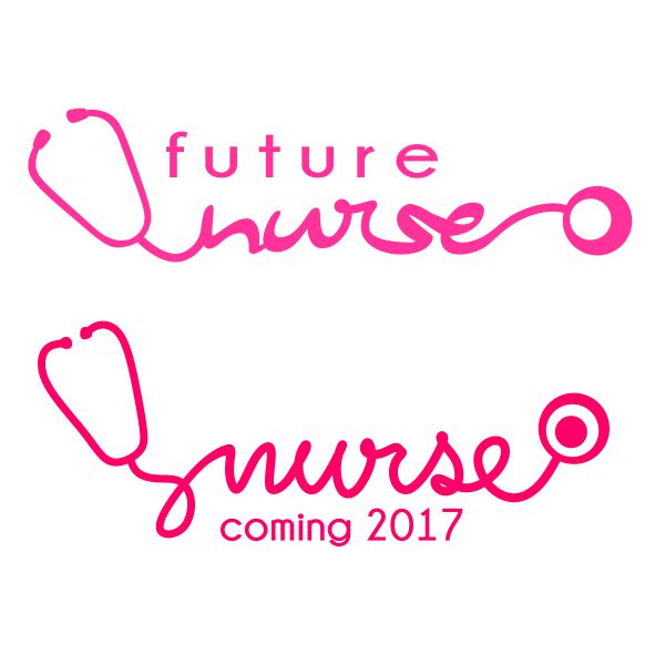 Future Nurse Stethoscope SVG Cuttable Design