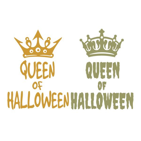 Queen of Halloween SVG Cuttable Design