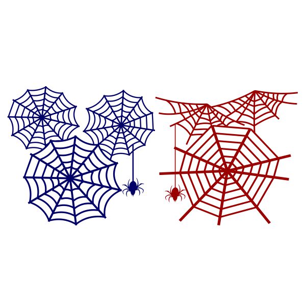 Spider Webs SVG Cuttable Design