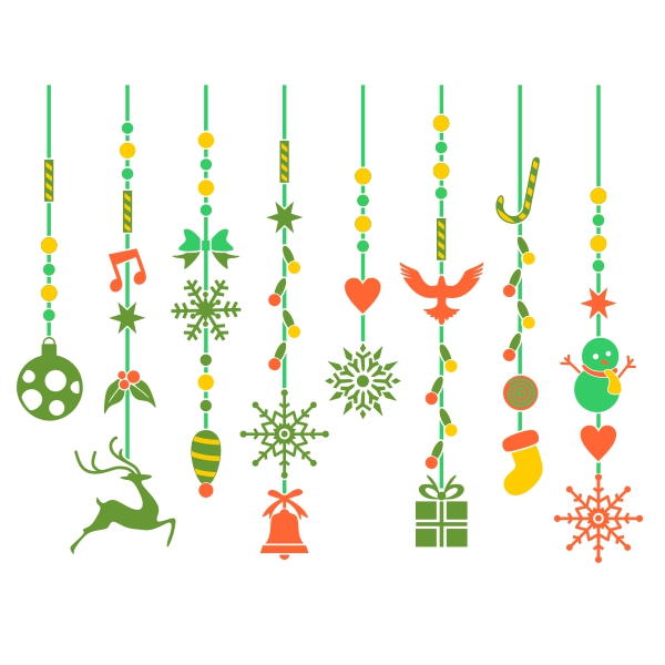 Winter Christmas String SVG Cuttable Design