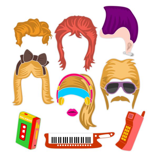 Hair Style Photoprops SVG Cuttable Design