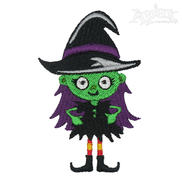 Halloween Cute Characters Embroidery Design