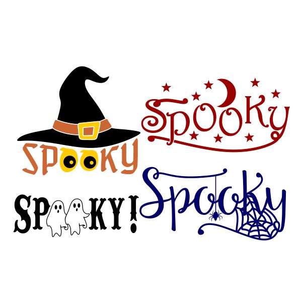 Spooky Halloween SVG Cuttable Design
