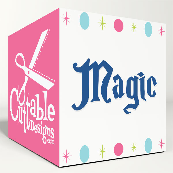 Magic School SVG Cuttable Font