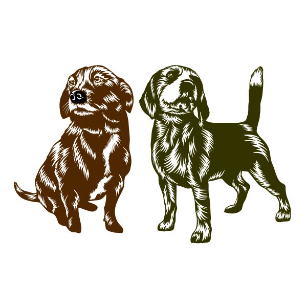 Beagle Dog SVG Cuttable Design